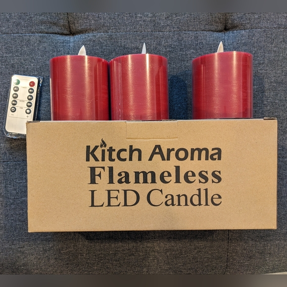 Kitch Aroma Teal Flameless Candles - Picture 1 of 1